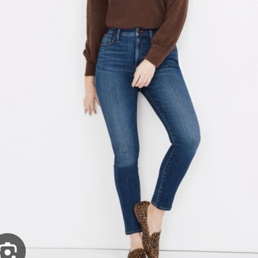 Madewell 10” high rise curvy skinny jeans size 28